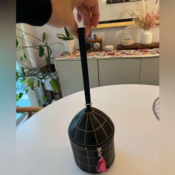 Kate Spade Jade Drive Leather Birdcage Wristlet, Black - Picture 5 of 6